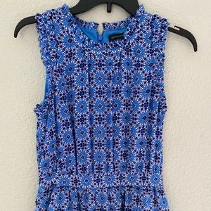 Banana Republic Tiered Dress - Blue
